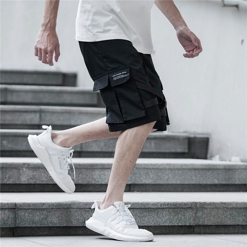 Reflective Cargo Shorts "Finn" — Summer Unisex