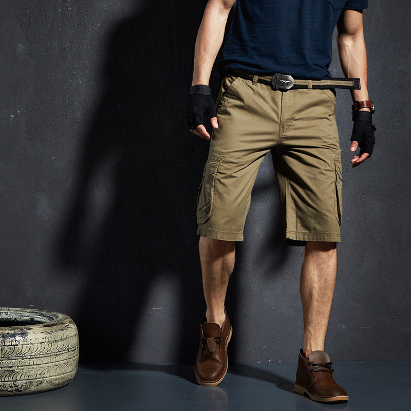 Premium Multi-Pocket Cargo Shorts "Magnus" — Heavyweight Cotton