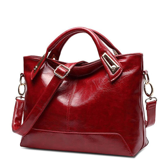 Henkeltasche aus PU-Kunstleder