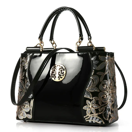 Women's Patent Leather Handbag