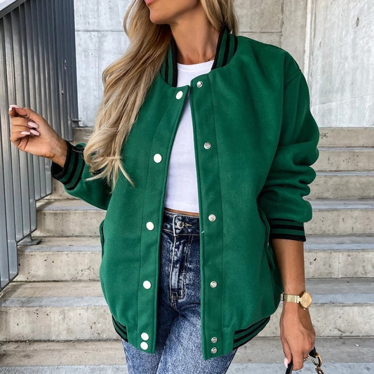 Fleece Baseball Jacket “Nele”