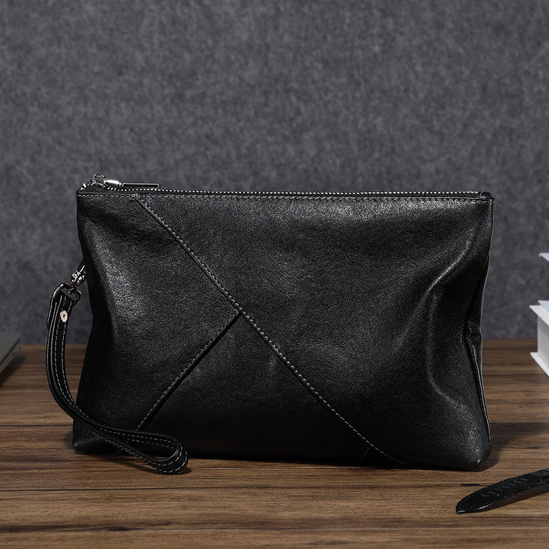 Herren-Clutch aus Leder im Umschlagformat