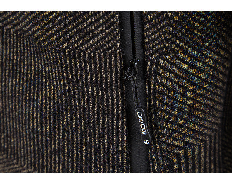 Men's Hooded Knit Zip Jacket “Jonas”