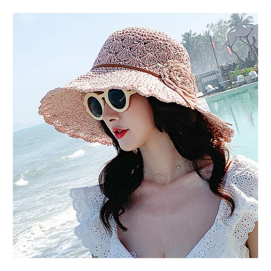 Foldable Floral Visor "Cannes"