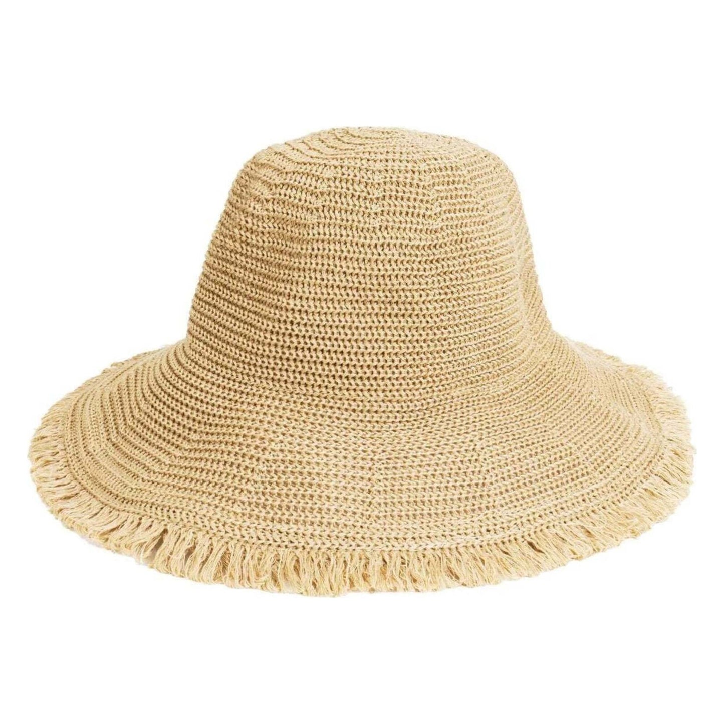 Foldable Fringe Bucket Hat "Riviera"
