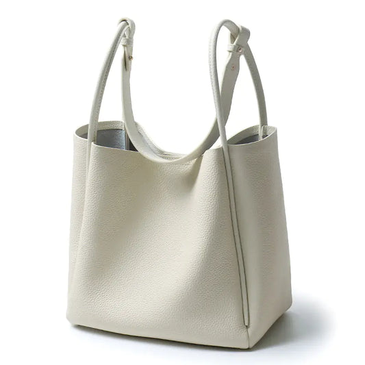 Large Capacity Leather Crossbody Shoulder Handbag