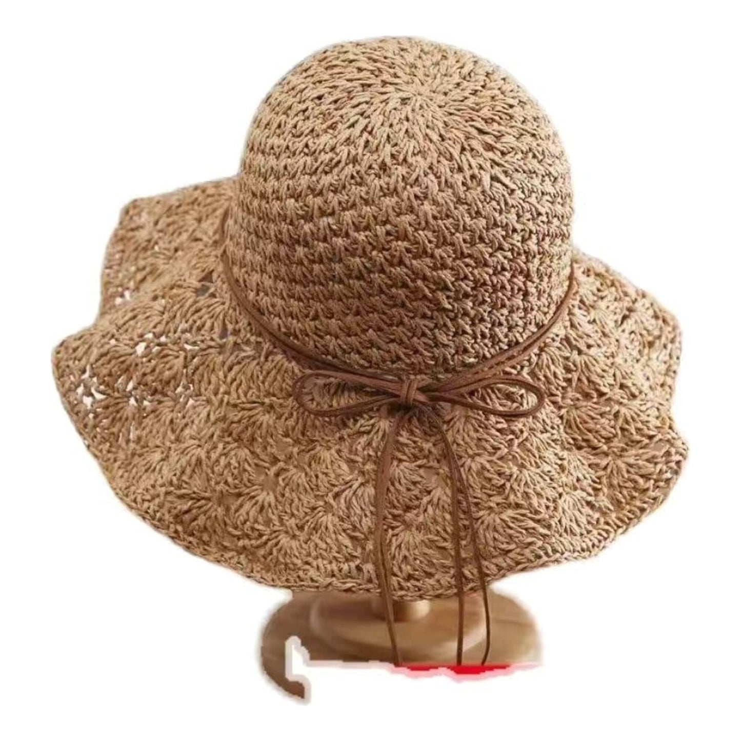Handmade Crochet Straw Hat "Saint-Tropez"