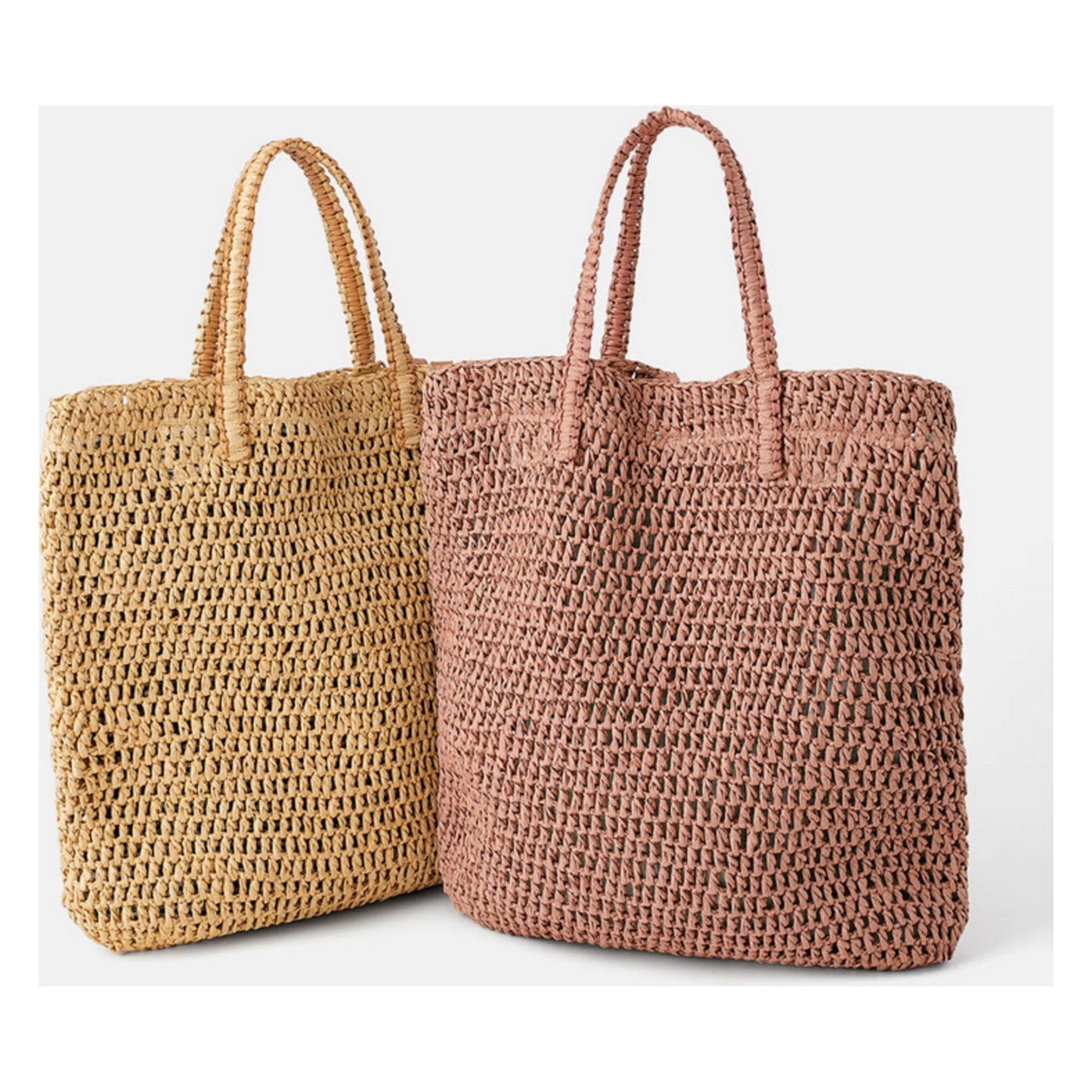 Premium Straw Tote "Ibiza" | Zevvo