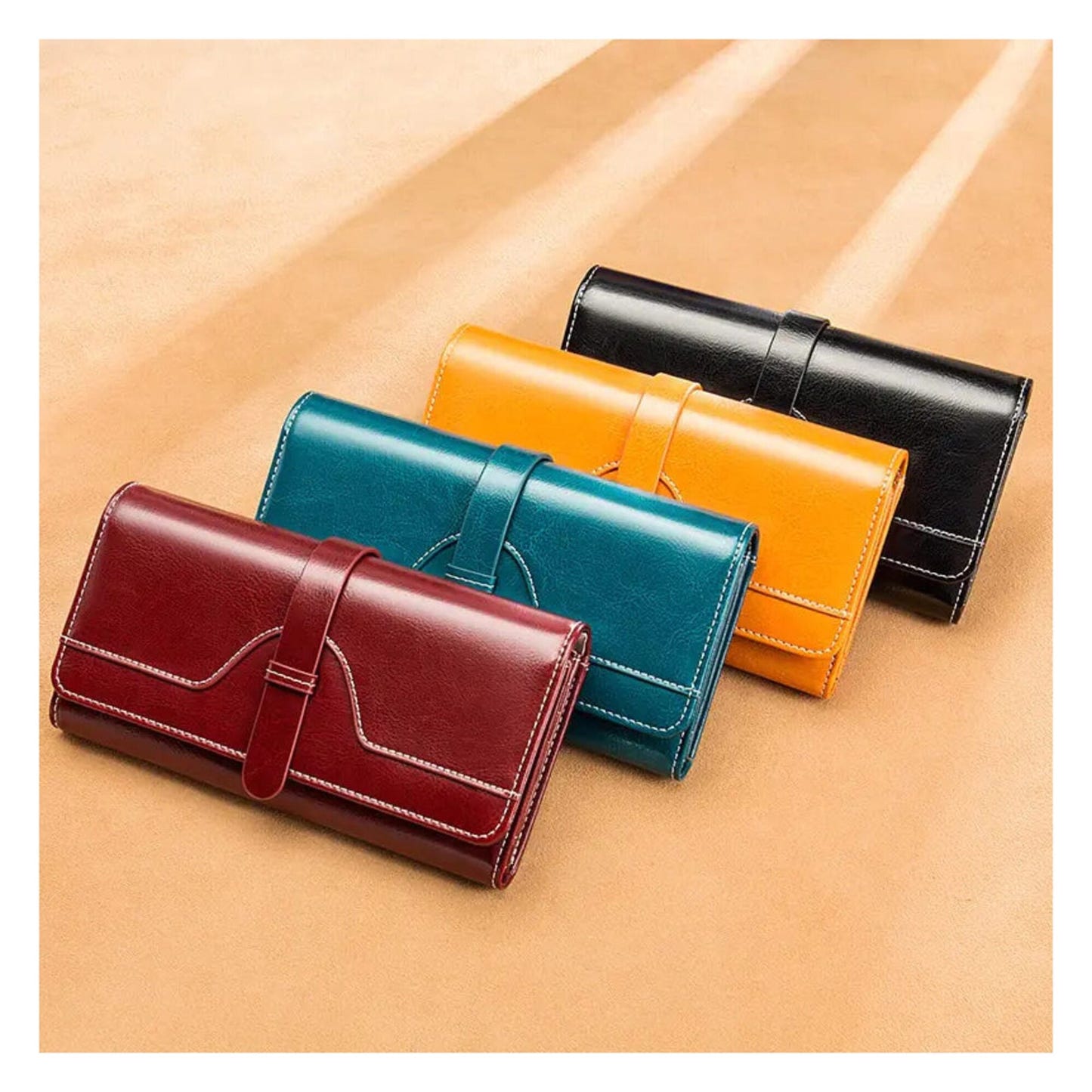 Large Capacity Leather Handbag