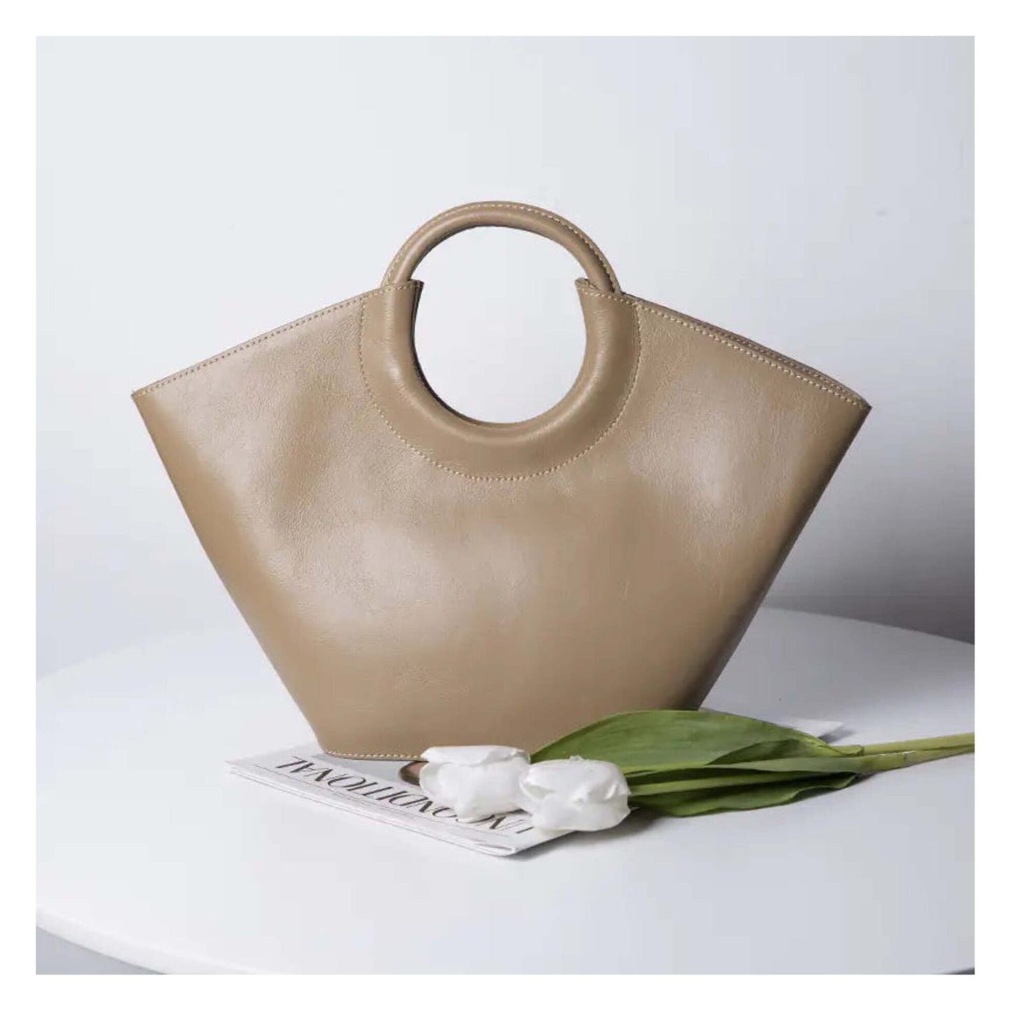 Leather Crossbody Shoulder Handbag