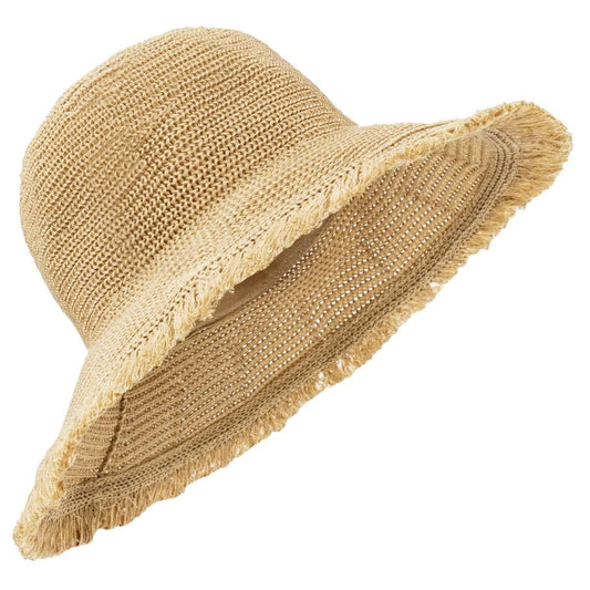 Foldable Fringe Bucket Hat "Riviera"