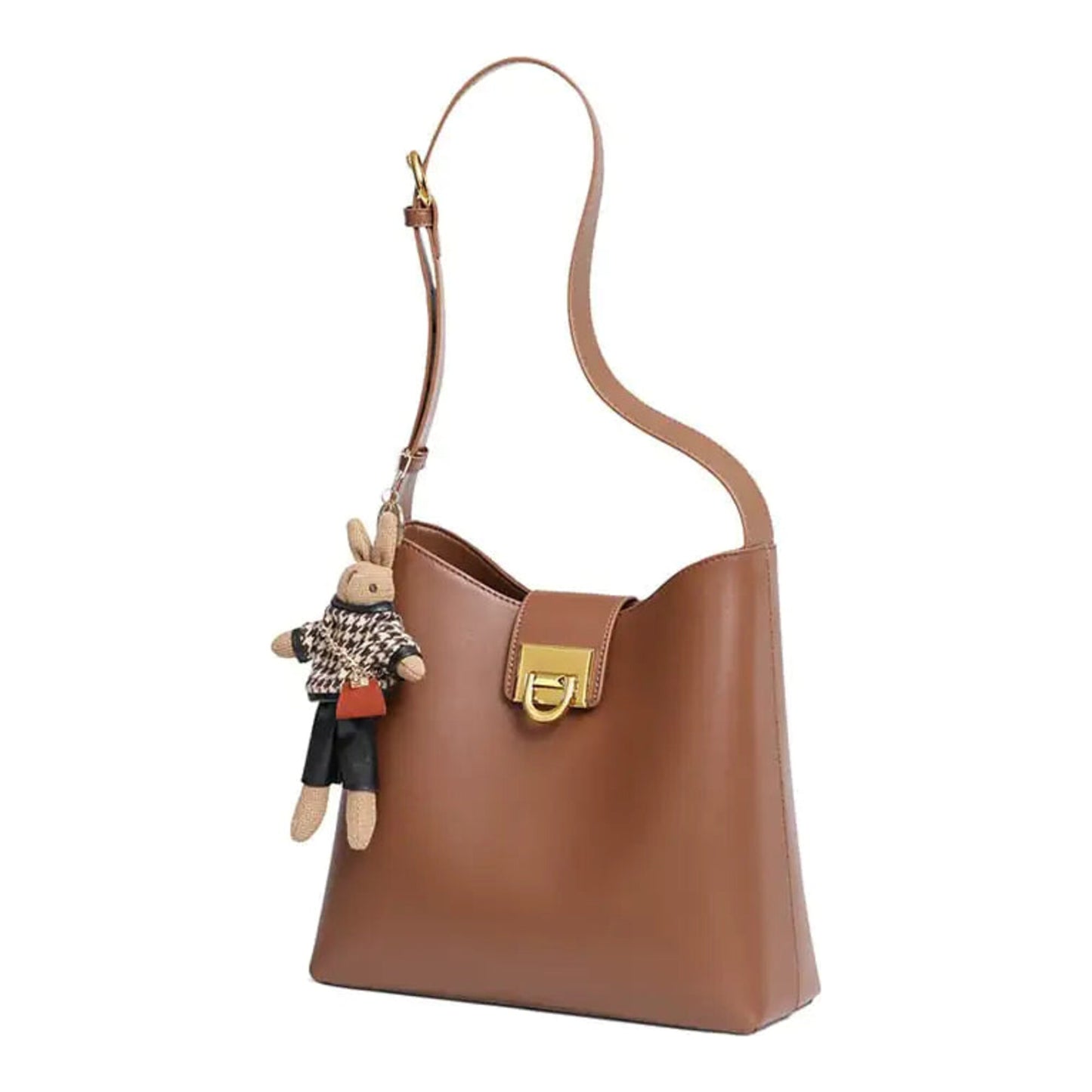 Trendy Leather Fashion Bucket Bag