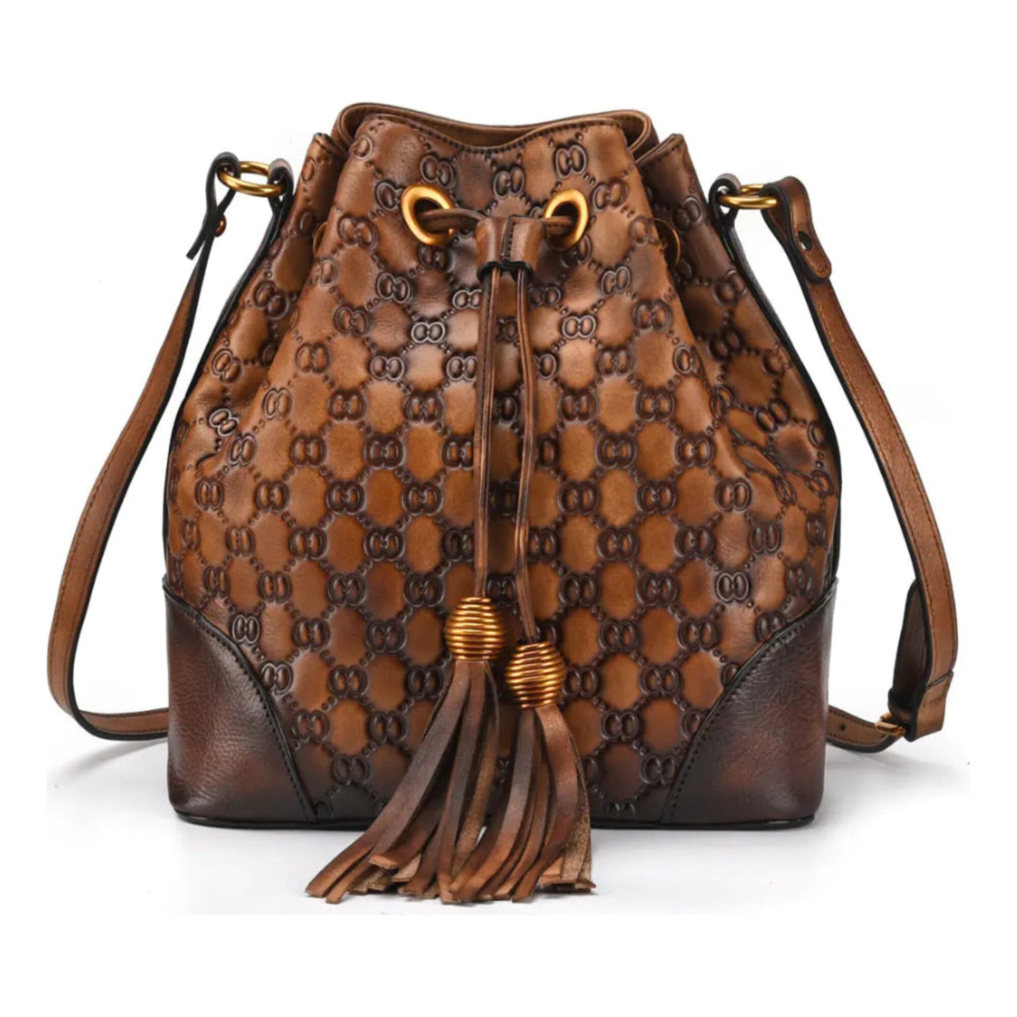 Vintage-Lederbeutel für Damen – Vielseitiges Design