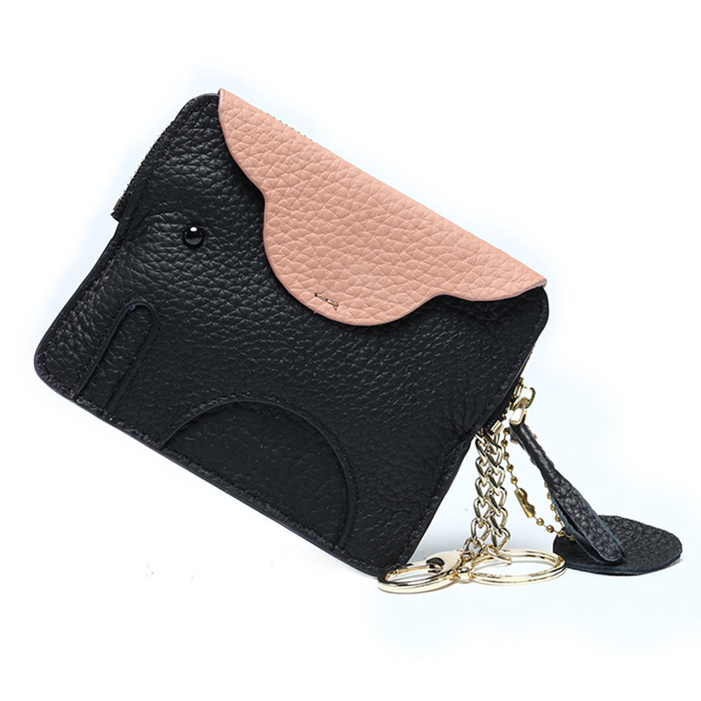 Leather Elephant Coin Purse
