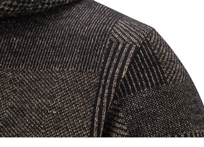 Men's Hooded Knit Zip Jacket “Jonas”