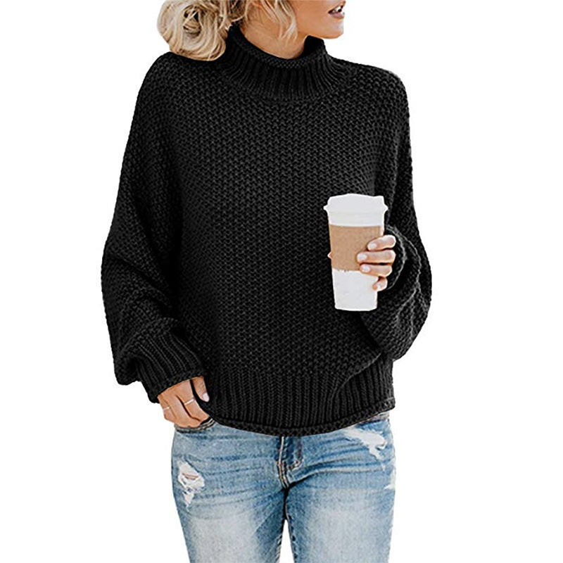 Grobstrick-Rollkragenpullover „Ginevra“