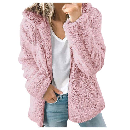 Teddyfleece-Kapuzenjacke „Clara“