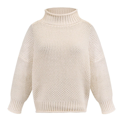 Grobstrick-Rollkragenpullover „Ginevra“