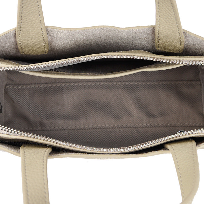 Leather Mini Tote Crossbody