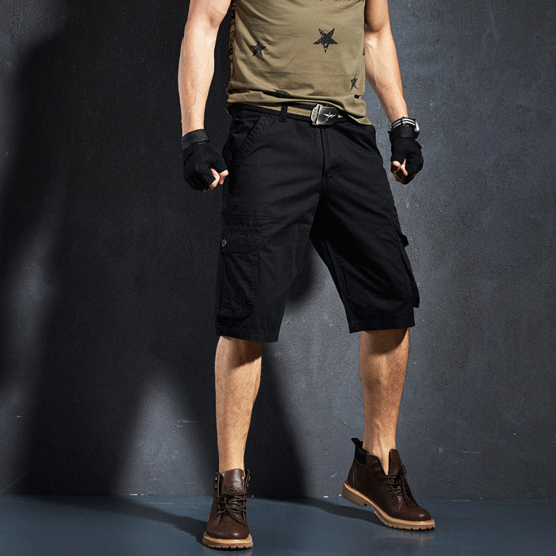 Premium Multi-Pocket Cargo Shorts "Magnus" — Heavyweight Cotton