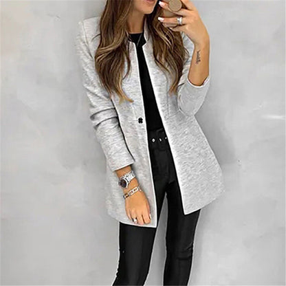 Langer Blazer mit Stehkragen „Johanna“