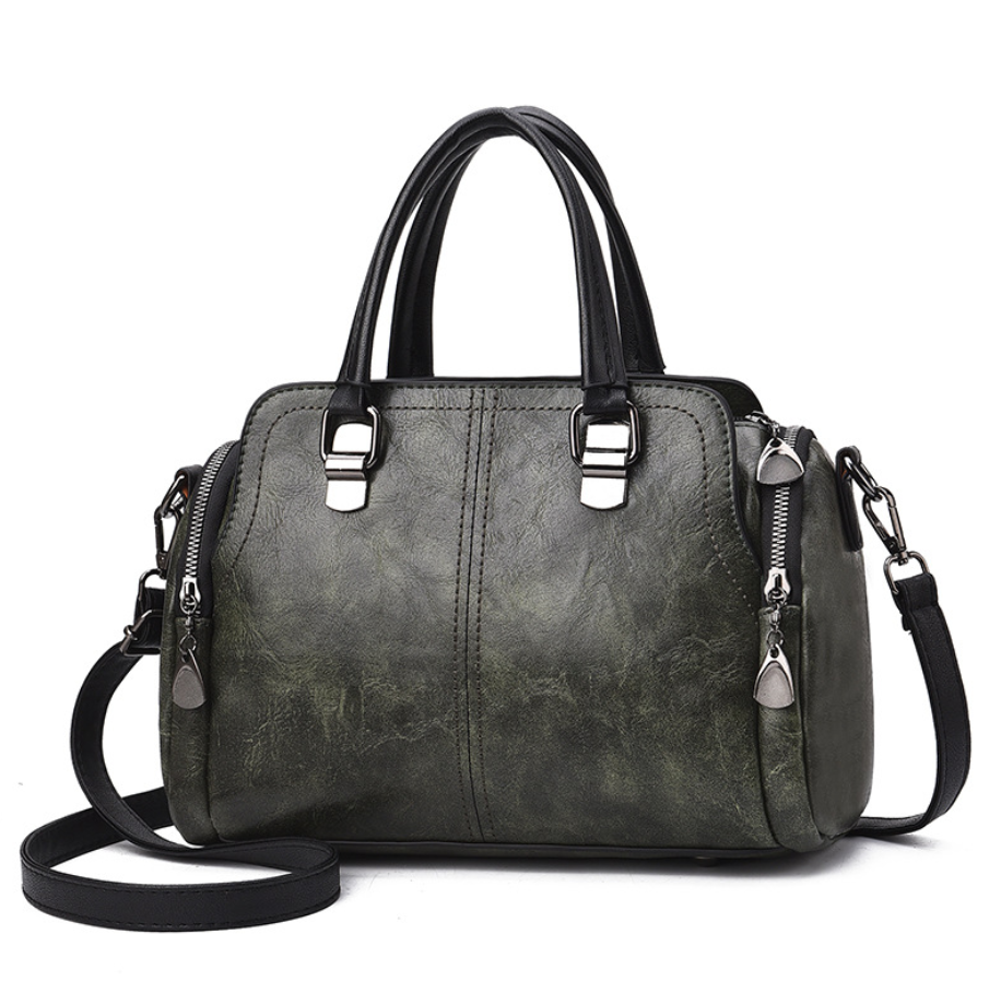 Boston-Handtasche aus PU-Kunstleder