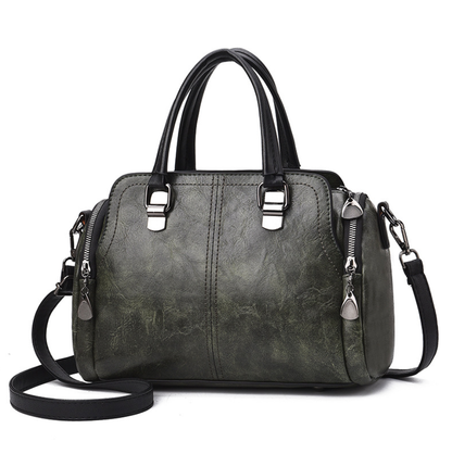 Boston-Handtasche aus PU-Kunstleder