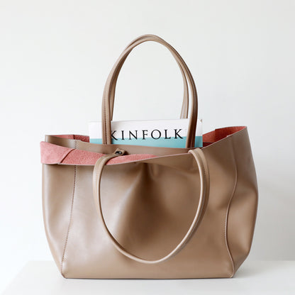 Soft Leather Tote Bag