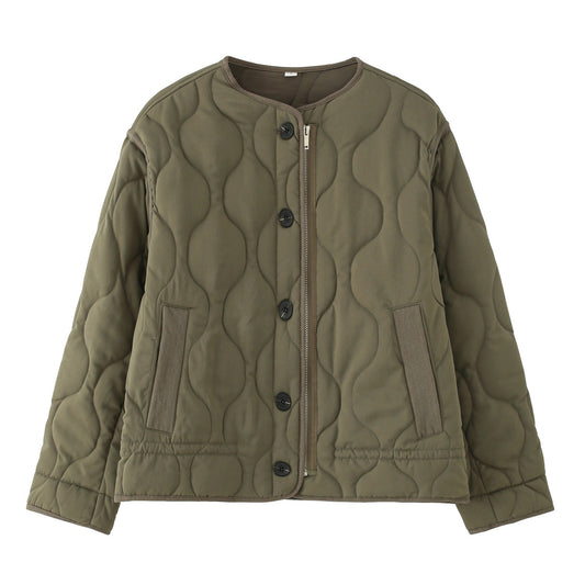 Quilted Button Jacket “Malin”