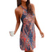 Boho Paisley Sleeveless Summer Beach Dress