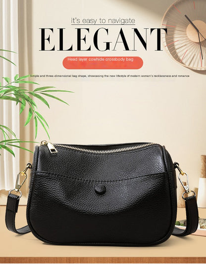 Soft Leather Pillow Shoulder Bag