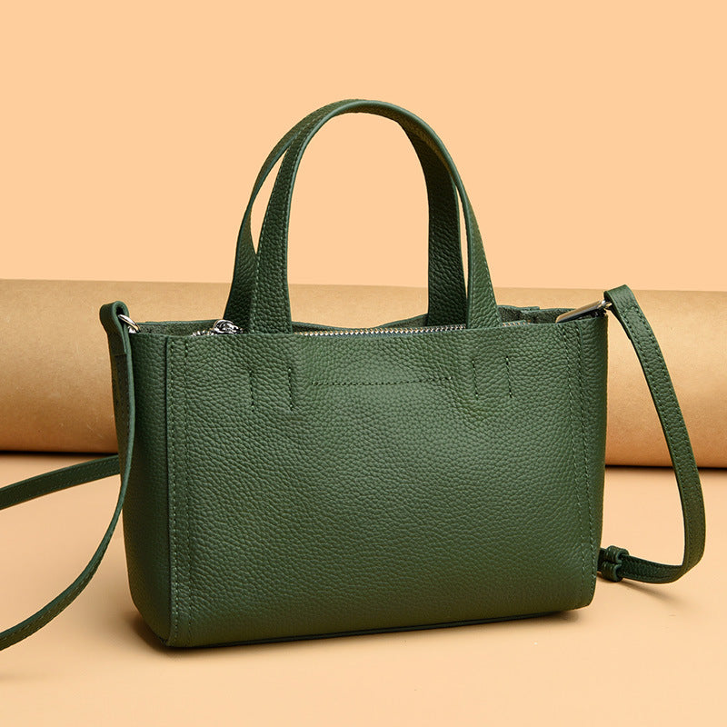 Leather Mini Tote Crossbody