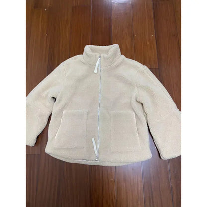 Teddyfleece-Jacke mit Stehkragen „Margaux“