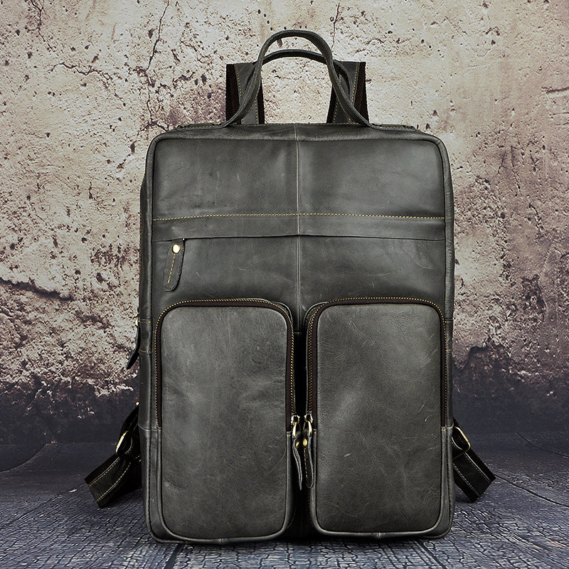 Vintage-Lederrucksack für Herren