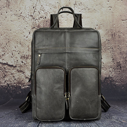 Vintage-Lederrucksack für Herren