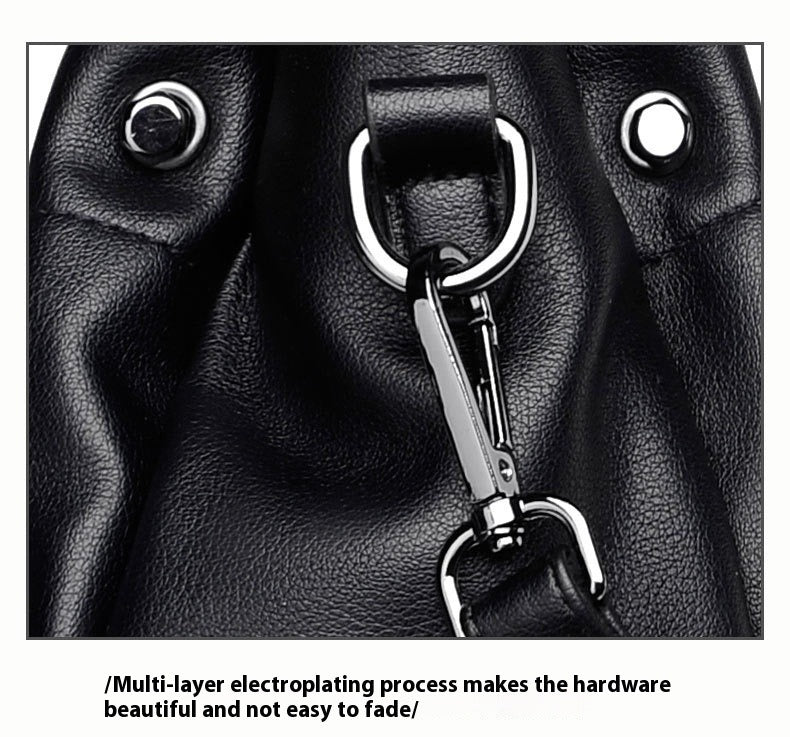 Weiche Handtasche aus PU-Kunstleder