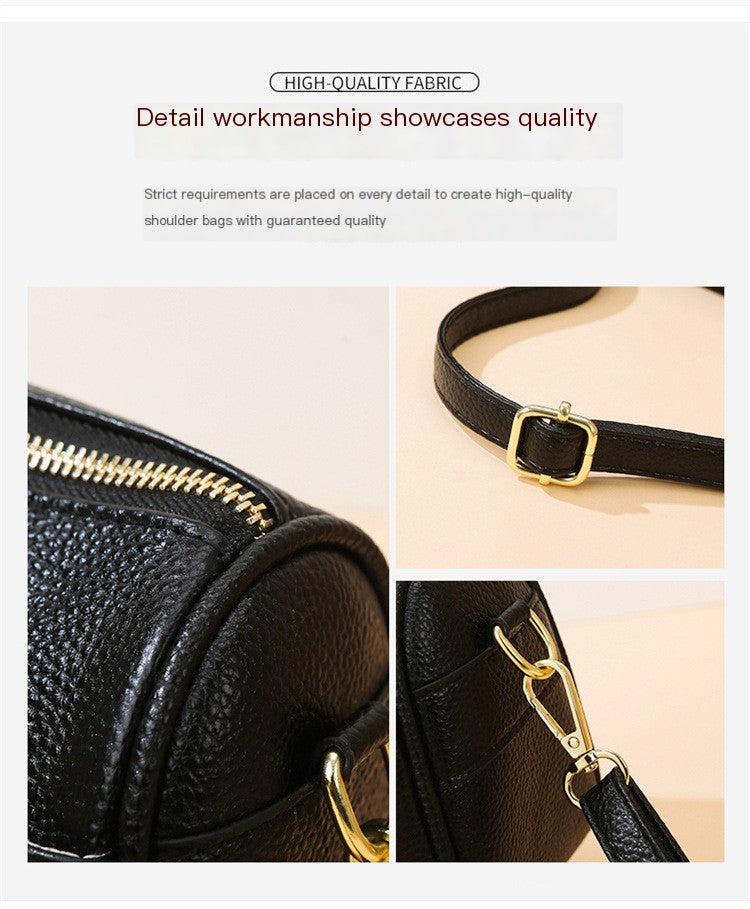 Soft Leather Pillow Shoulder Bag