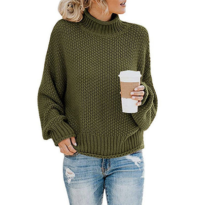 Grobstrick-Rollkragenpullover „Ginevra“