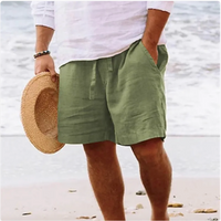 Herren Sommer-Shorts aus Baumwolle und Leinen