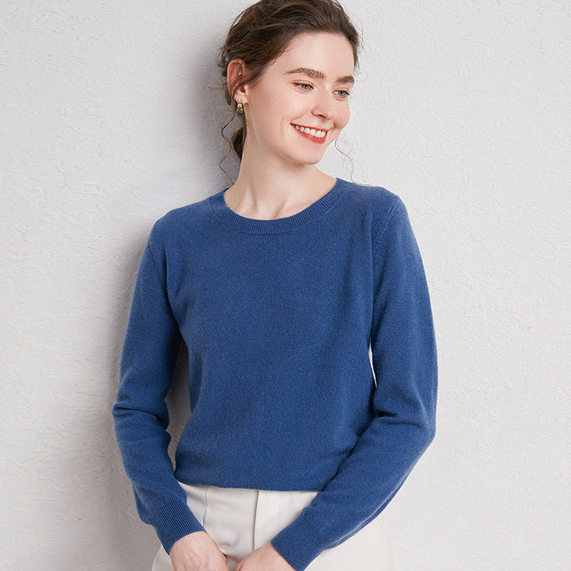 Woll-Pullover mit Rundhals „Letizia“