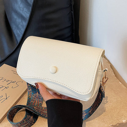 Leather Flap Crossbody Bag