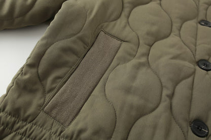 Quilted Button Jacket “Malin”