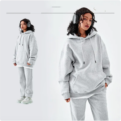 Oversized Fleece-Lined Hoodie “Pia”
