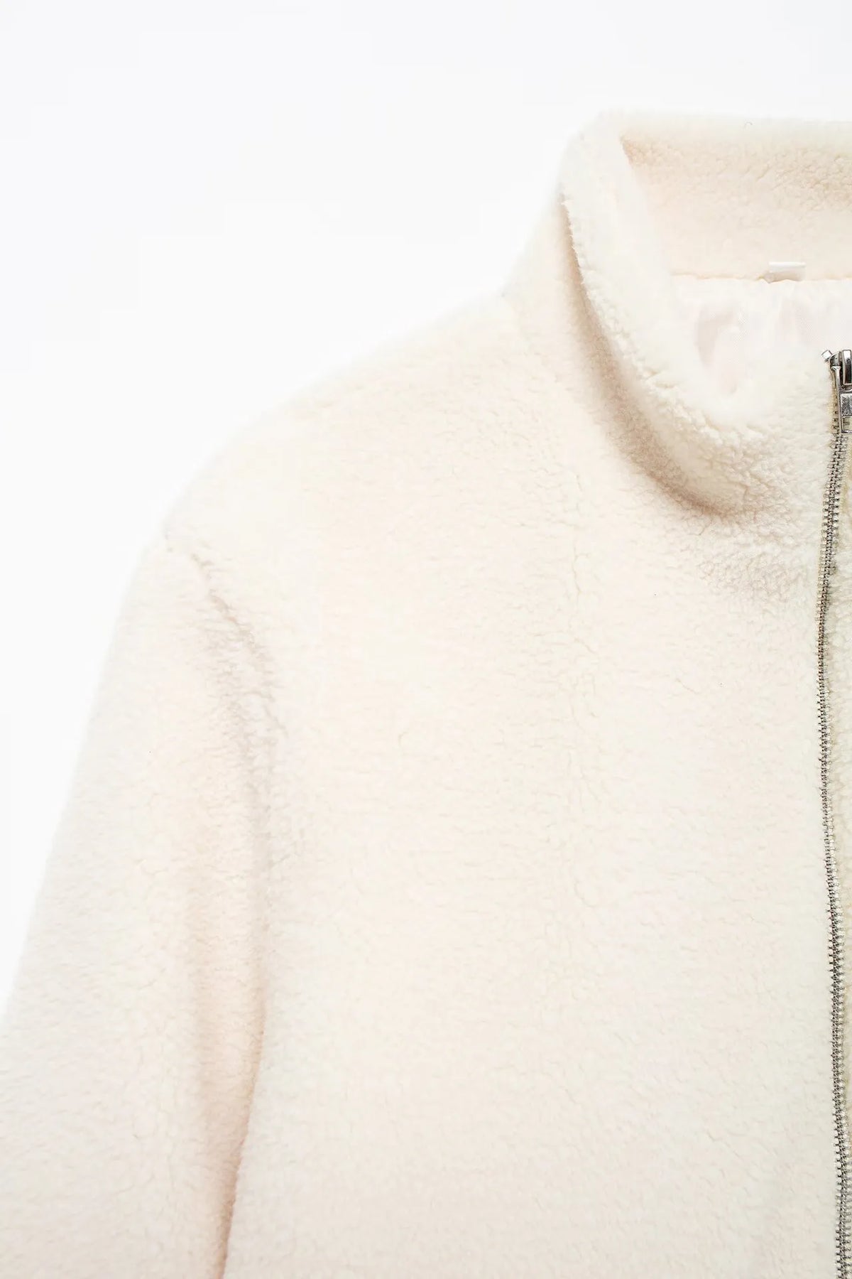 Teddyfleece-Jacke mit Stehkragen „Margaux“