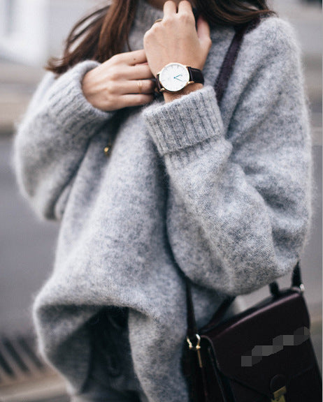 Oversize-Pullover mit Rundhals „Irene“