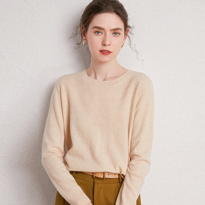 Woll-Pullover mit Rundhals „Letizia“