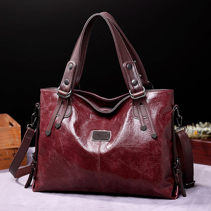 Vintage Faux Leather (PU) Tote