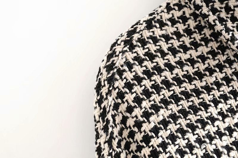 Hahnentritt-Hemdjacke „Alva“