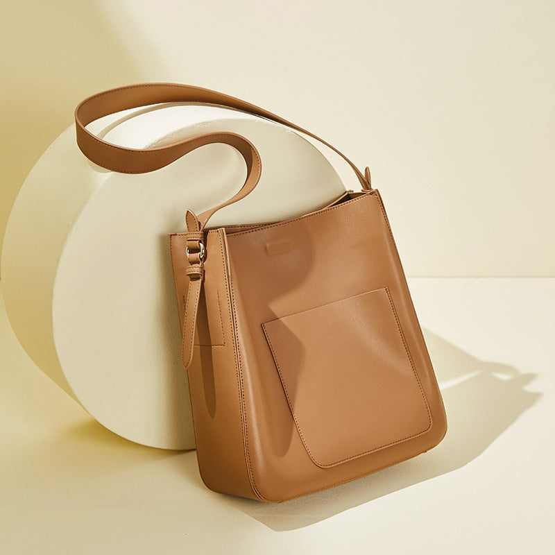 Vintage Leather Bucket Bag