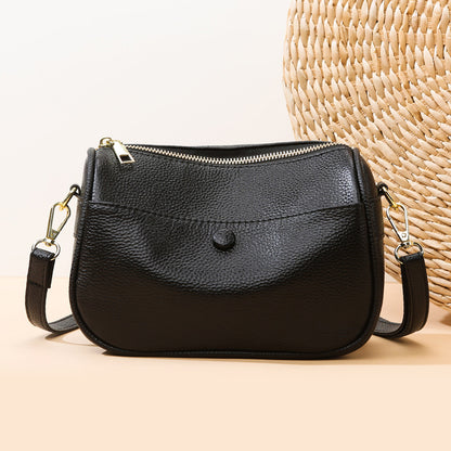 Soft Leather Pillow Shoulder Bag